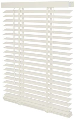 Intensions Wooden Venetian Blind 130x175cm - Chalk White.